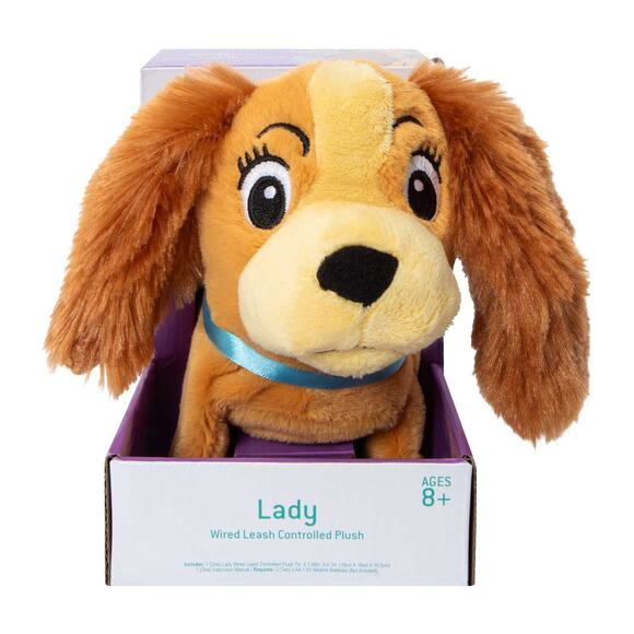 🔥Lady and The Tramp Disney Tramp Wired Leash Controlled Plush BNWT💥 - Picture 3 of 4